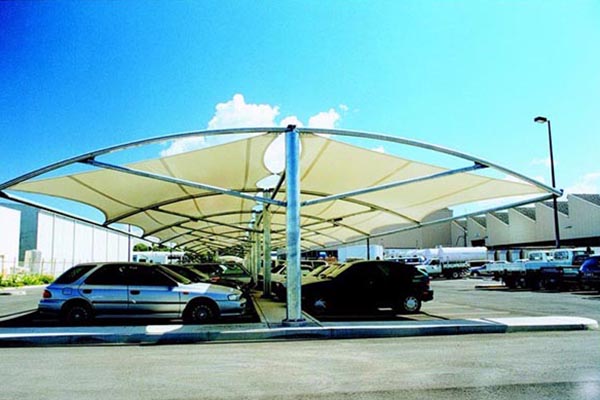 在沈陽為什么膜結構停車棚如此受青睞?